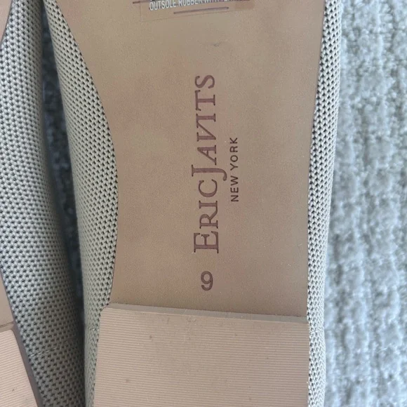 Eric Javits Gold Metallic Ballet Flat Women’s Size 9 NEW Breathable Mesh - Picture 10 of 13
